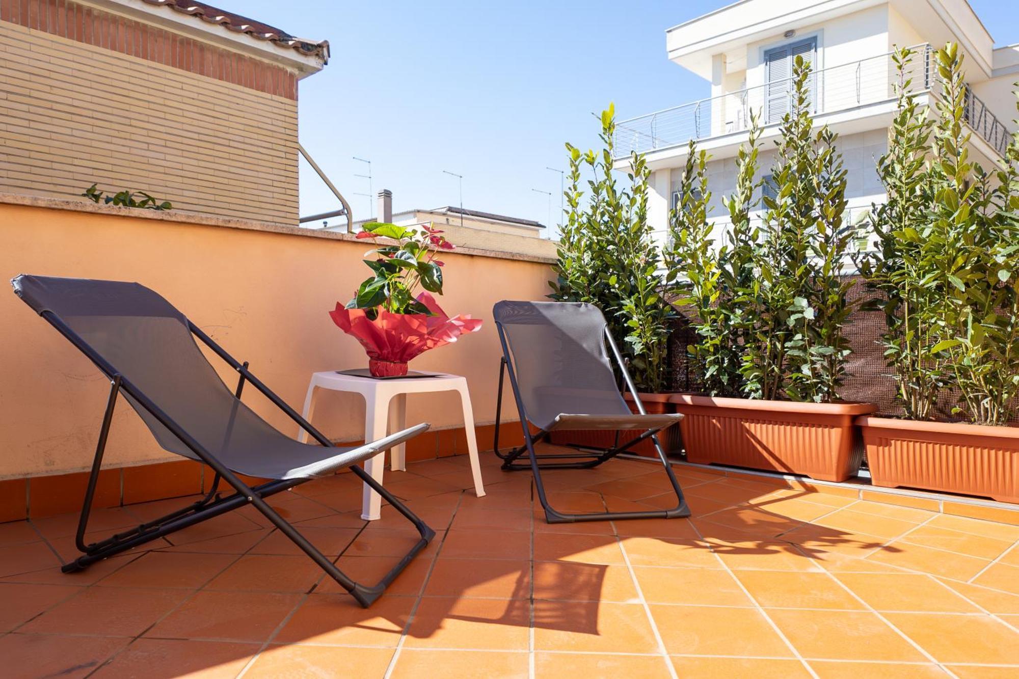 360 Guesthouse - Apartment With Terrace Fiumicino Exterior foto